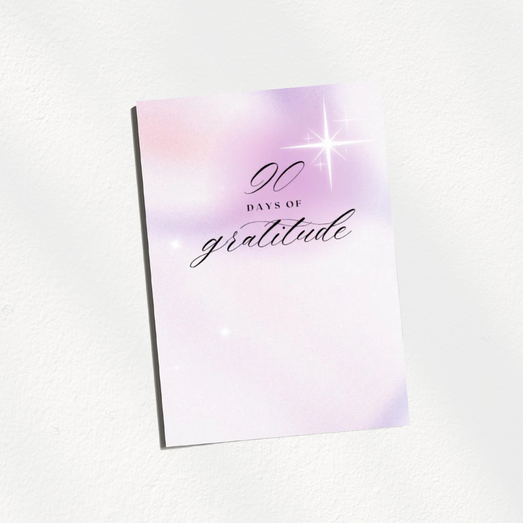 90-Days of Gratitude Journal - Bubblegum Sparkle